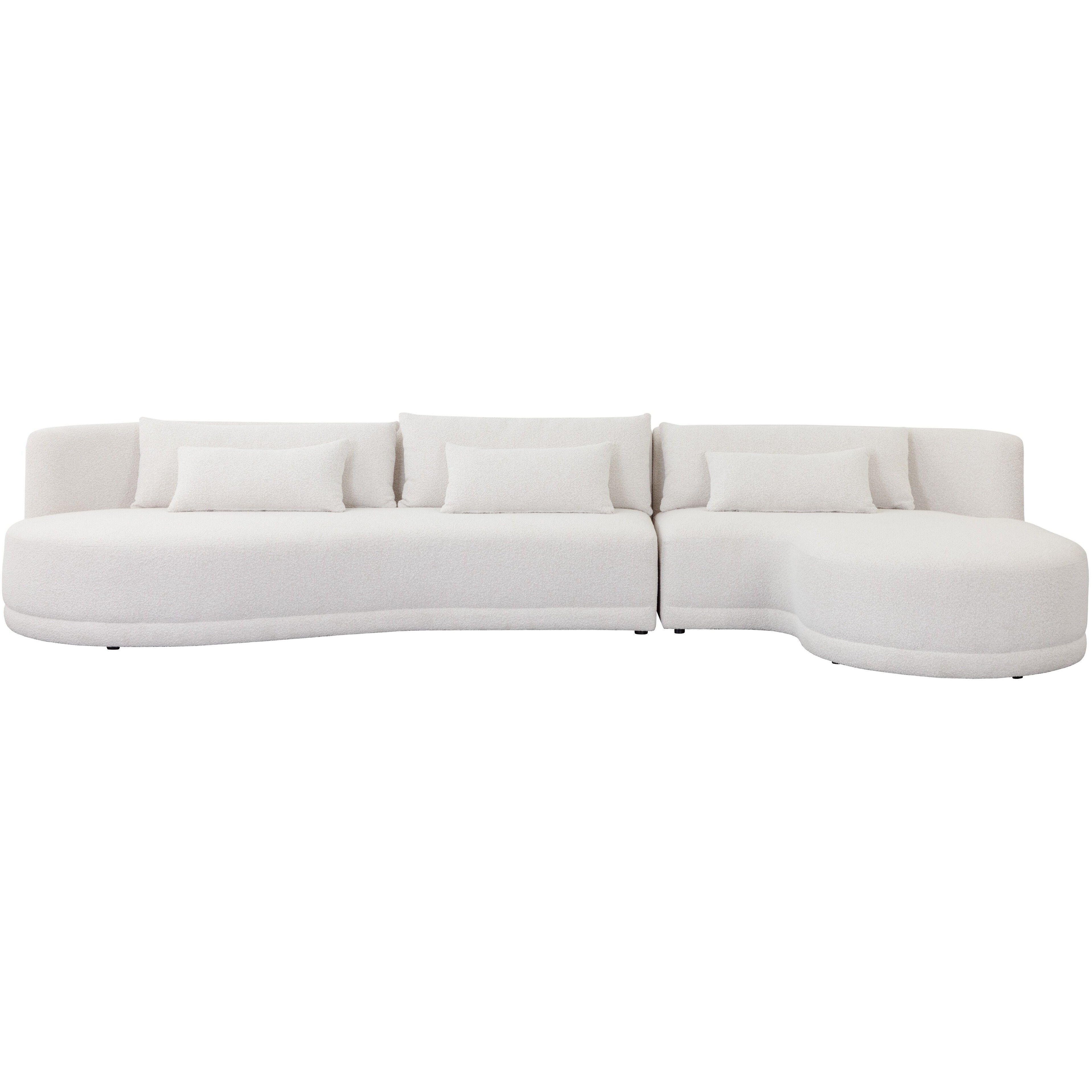 Laken Copenhagen White Sofa Chaise, RAF